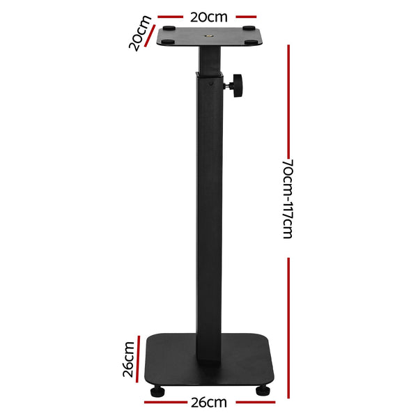 Alpha Speaker Stand 70-117cm Adjustable Height 2pcs Does not apply