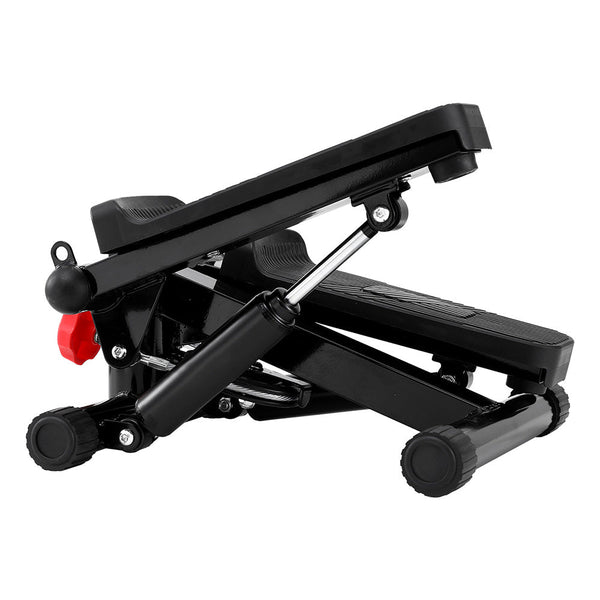 Everfit Mini Stepper with Resistance Rope Aerobic for Exercise Compact Home Workout Black Awezingly