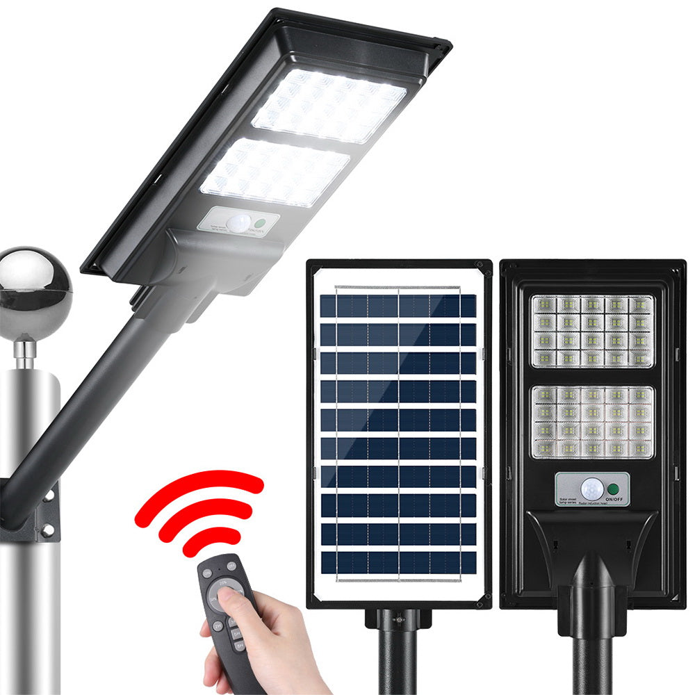 Leier 160 LED Solar Street Light Flood Motion Sensor Remote Leier