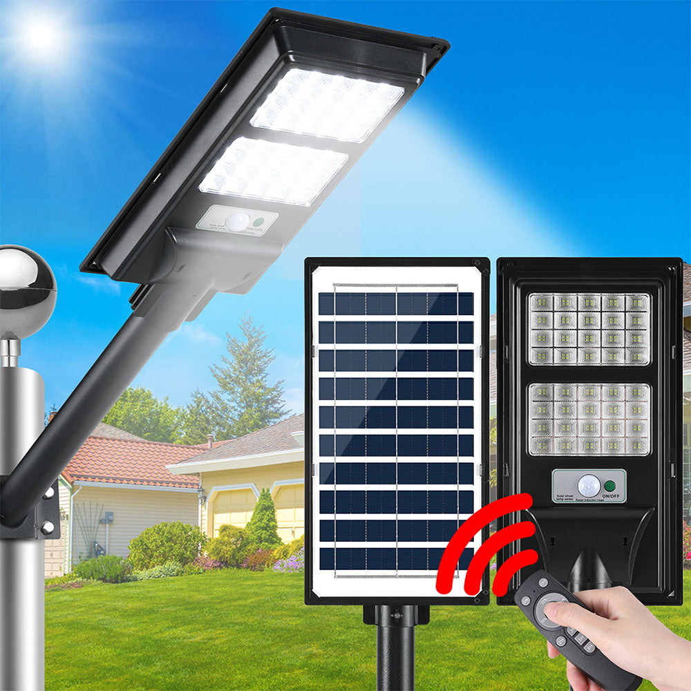 Leier 160 LED Solar Street Light Flood Motion Sensor Remote Leier