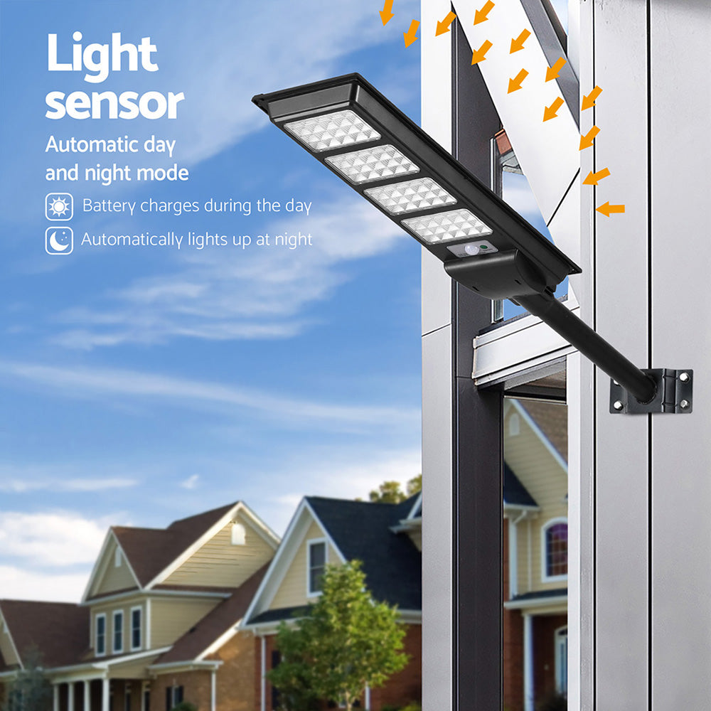 Leier 320 LED Solar Street Light Flood Motion Sensor Remote Leier
