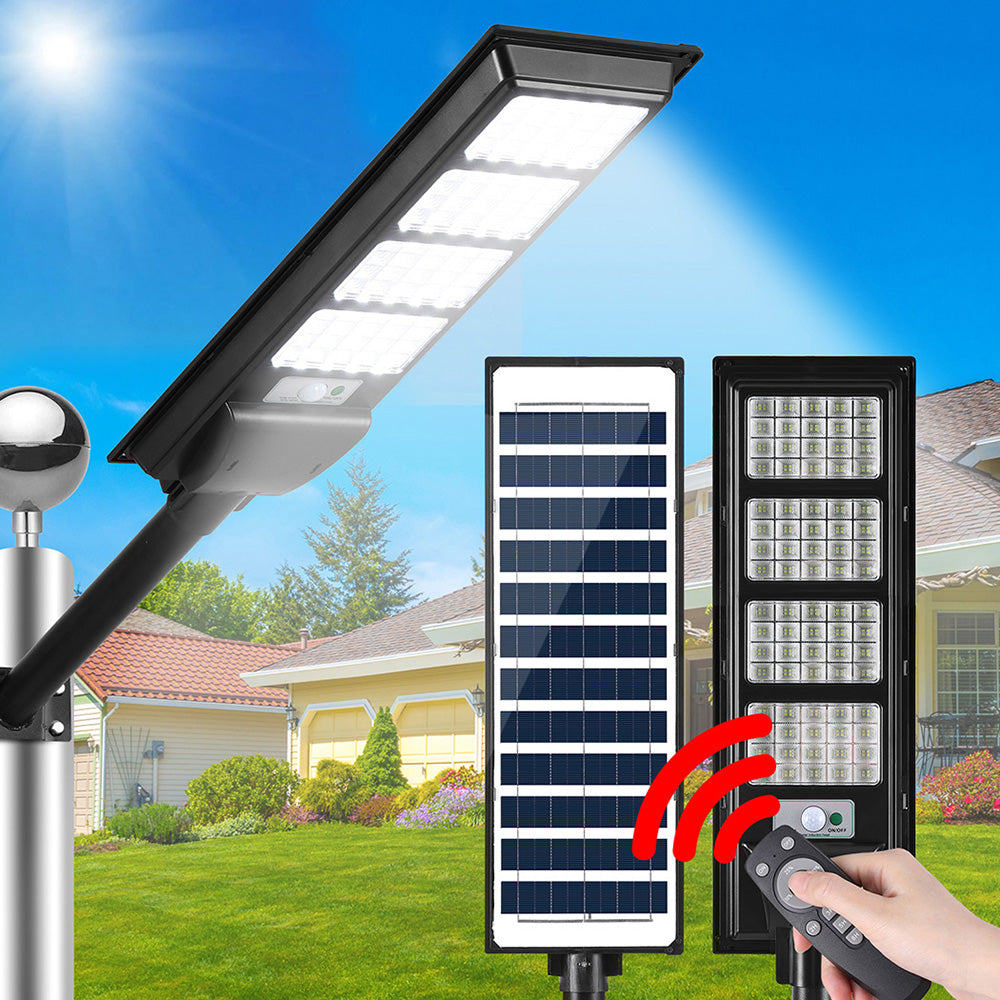 Leier 320 LED Solar Street Light Flood Motion Sensor Remote Leier