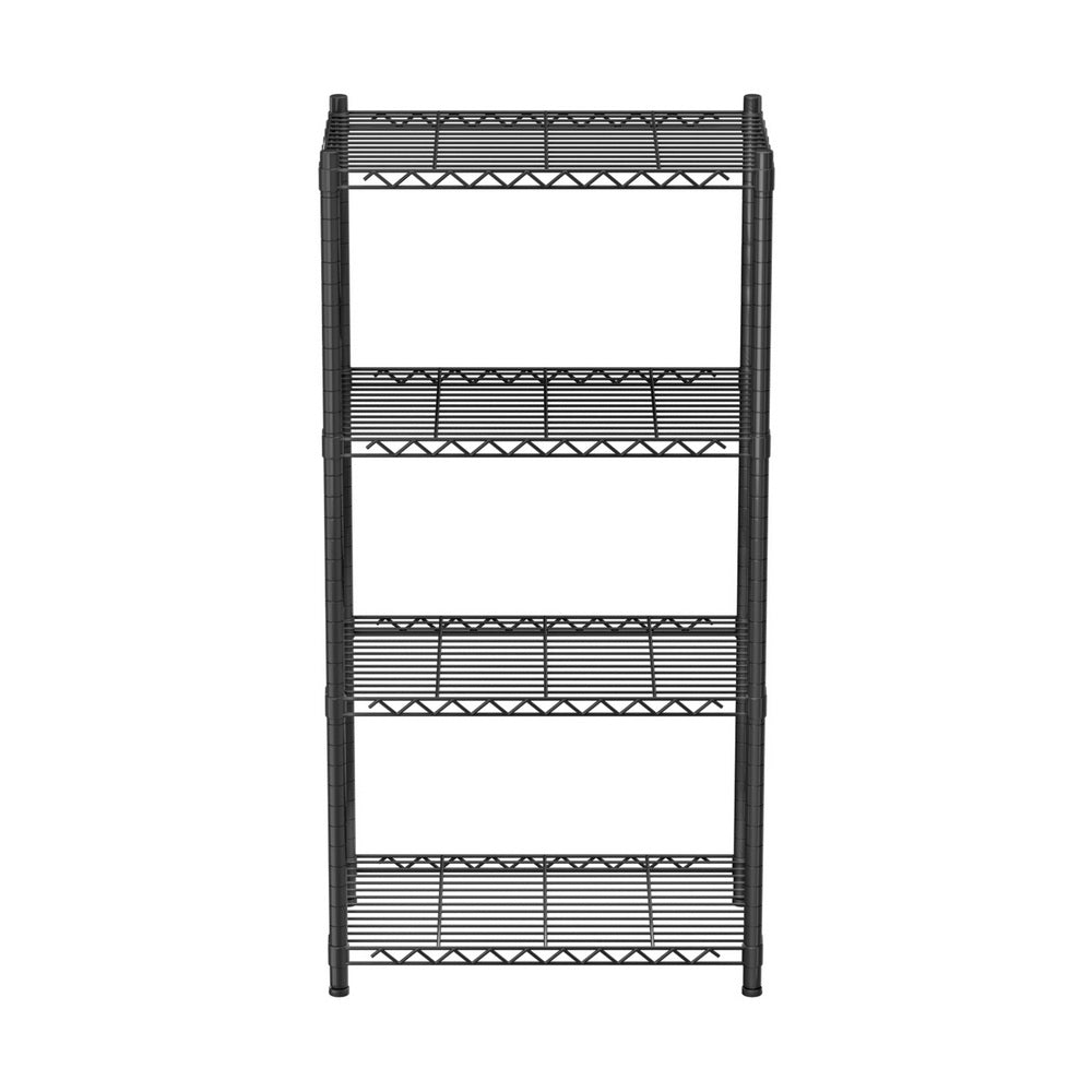 Artiss 4-Tier Shelving Unit Adjustable Garage Storage Shelves Kitchen Rack Steel Awezingly