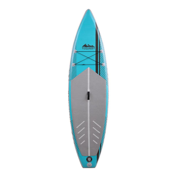 Weisshorn Stand Up Paddle Board 10.5ft Inflatable SUP Surfboard Paddleboard Kayak Surf Green Weisshorn