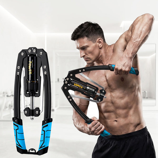 Everfit Twister Arm Exerciser Chest Trainer 10-200kg Adjustable Hydraulic Power Awezingly
