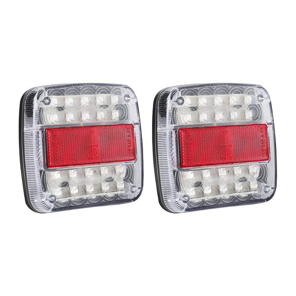 Giantz Pair 26 LED Tail Lights Stop Reverse Indicator 12V Ute Trailer Truck Giantz
