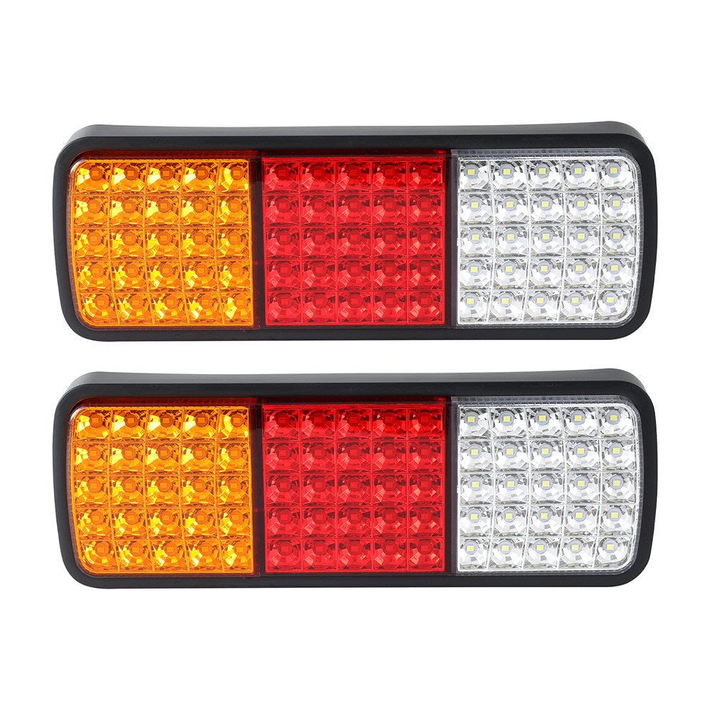 Giantz Pair 75 LED Tail Lights Stop Reverse Indicator 12V Ute Trailer Caravan Truck Boat Giantz