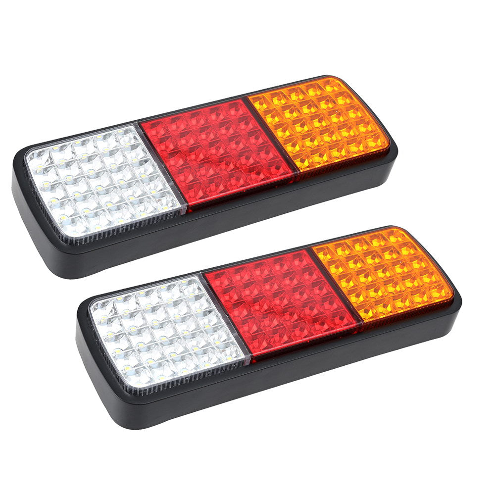 Giantz Pair 75 LED Tail Lights Stop Reverse Indicator 12V Ute Trailer Caravan Truck Boat Giantz