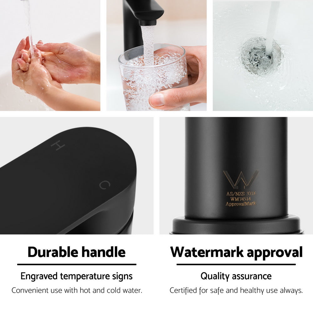 Cefito Bathroom Basin Mixer Tap Brass Faucet Vanity Laundry Sink Black Awezingly