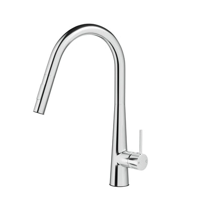 Cefito Kitchen Mixer Tap Pull Out Round 2 Mode Sink Basin Faucet Swivel WELS Chrome