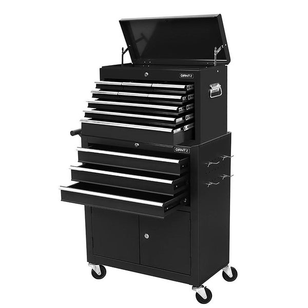 Giantz Tool Chest Trolley 12 Drawers Storage Cabinet Toolbox Awezingly