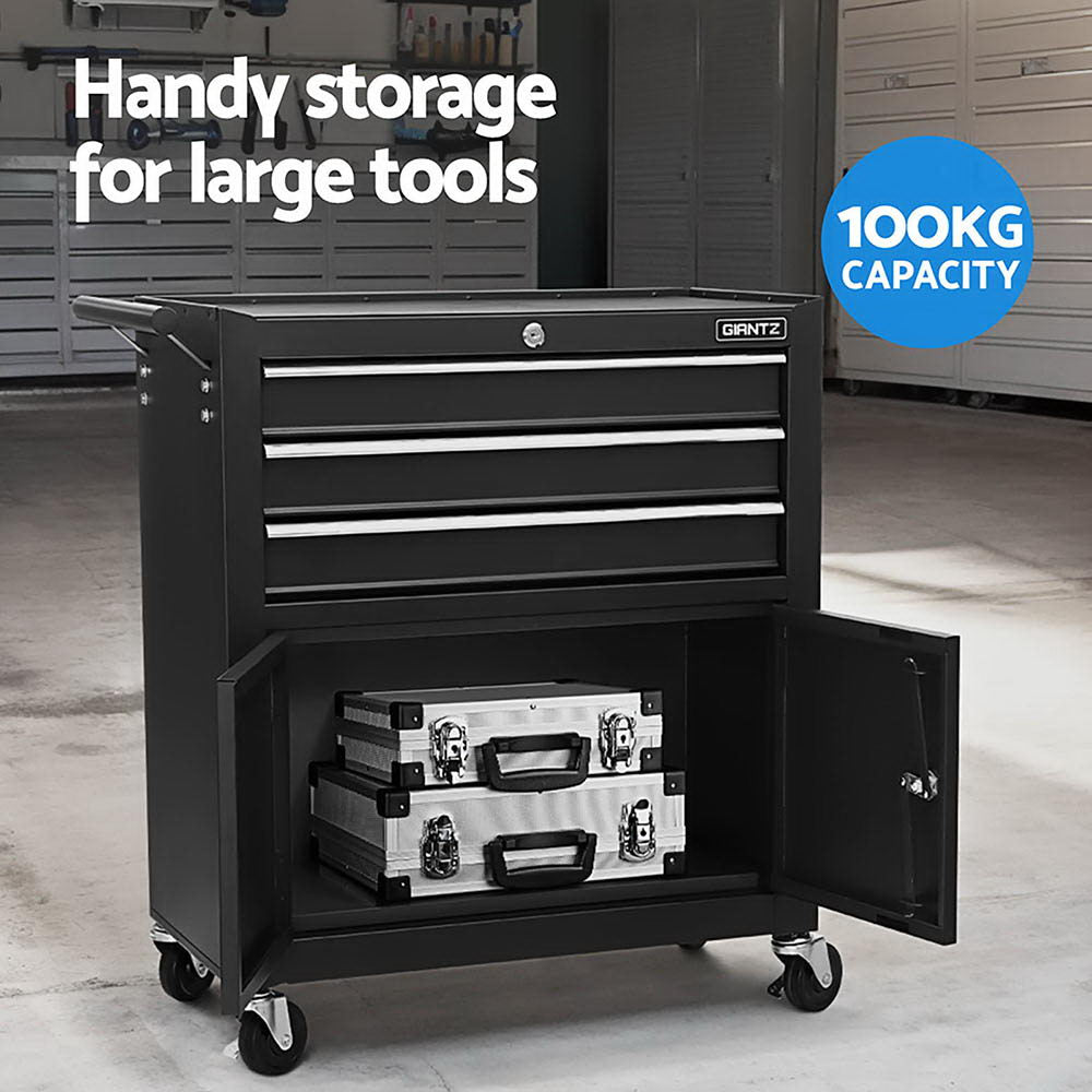 Giantz Tool Chest Trolley 12 Drawers Storage Cabinet Toolbox Awezingly