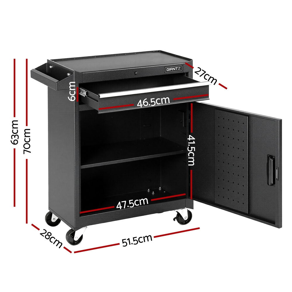 Giantz Tool Chest Trolley Cabinet Rolling Toolbox Garage Storage Tools organizer Awezingly