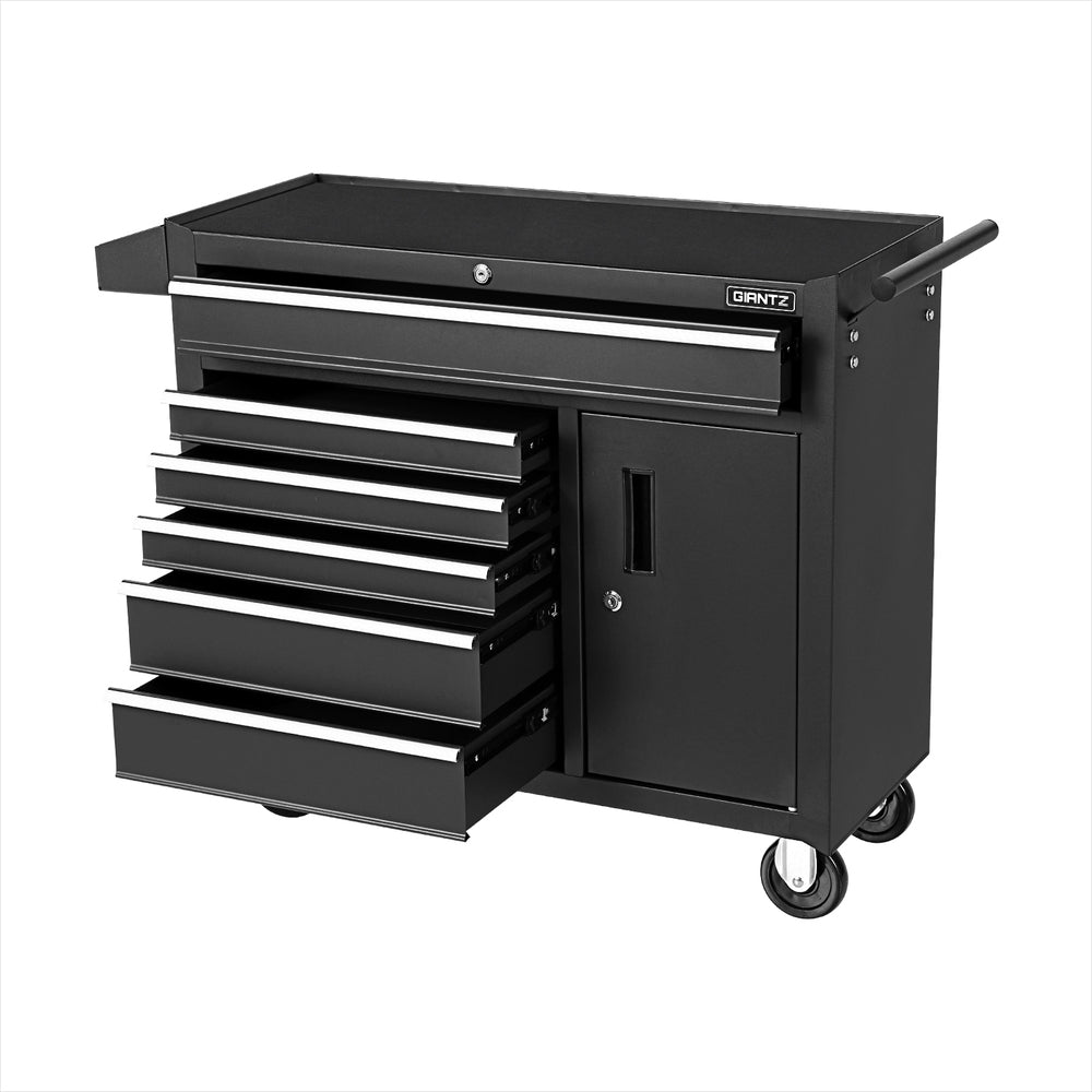 Giantz 6 Drawer Tool Box Chest Cabinet Toolbox Storage Garage Organiser Wheels Giantz
