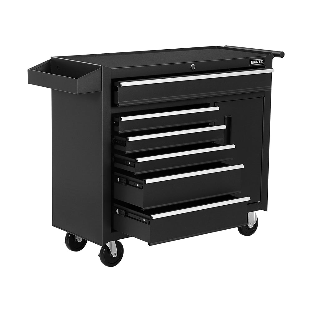 Giantz 6 Drawer Tool Box Chest Cabinet Toolbox Storage Garage Organiser Wheels Giantz