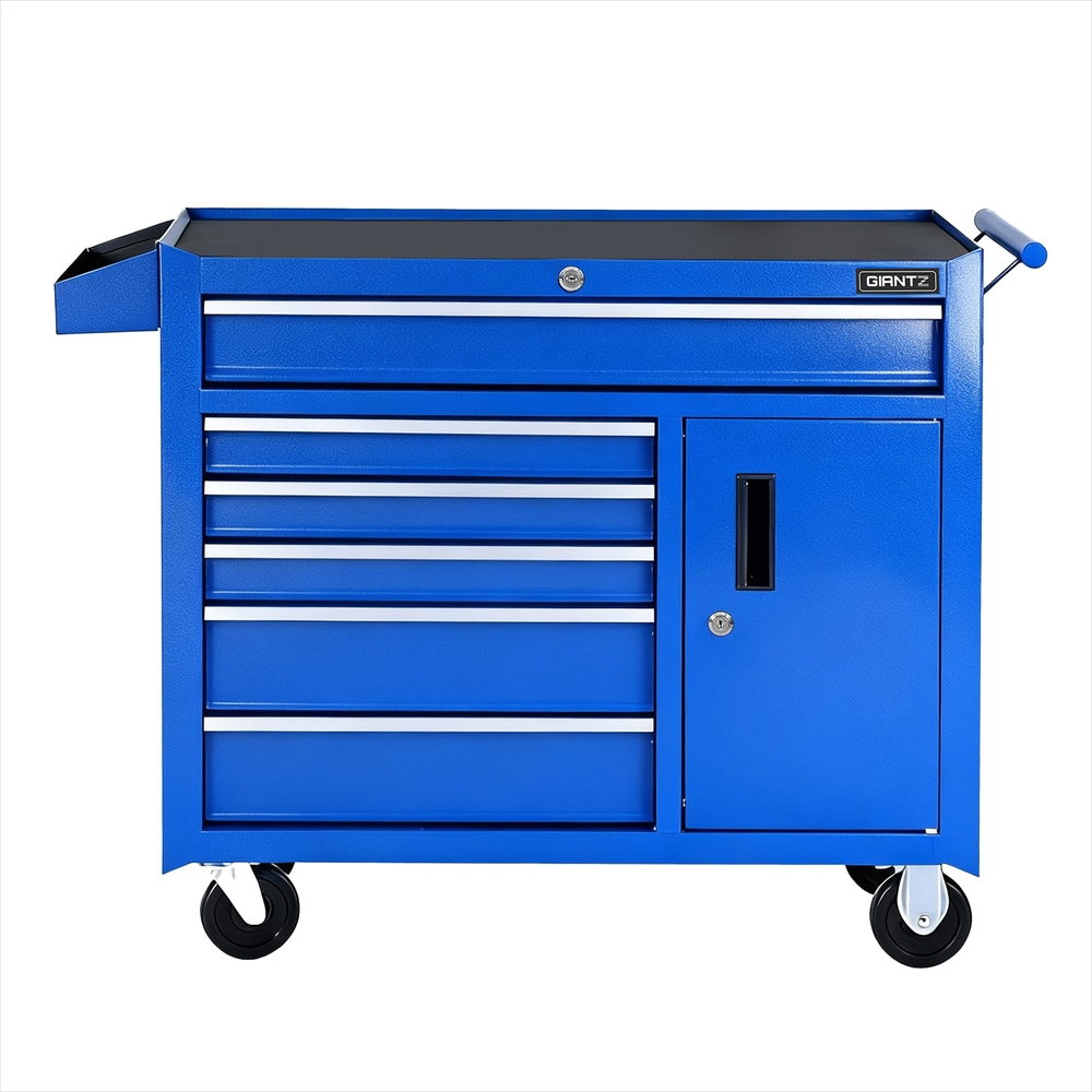 Giantz 6 Drawer Tool Chest Trolley Cabinet Cart Toolbox Storage Organiser Wheels Awezingly