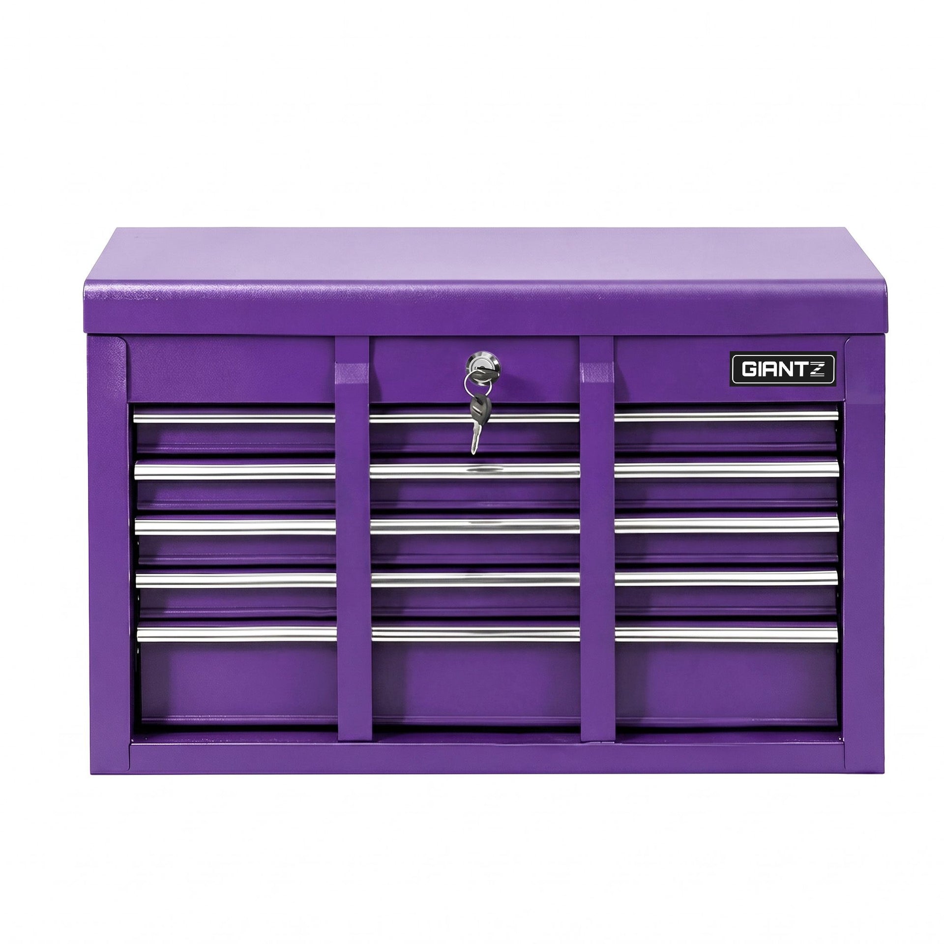 Giantz 9-Drawer Tool Cabinet Chest Toolbox Heavy Duty Garage Storage Organiser Purple Awezingly