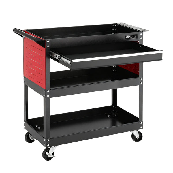 Giantz Tool Trolley Cart Rolling Cabinet with Drawer Workshop Garage Storage Awezingly