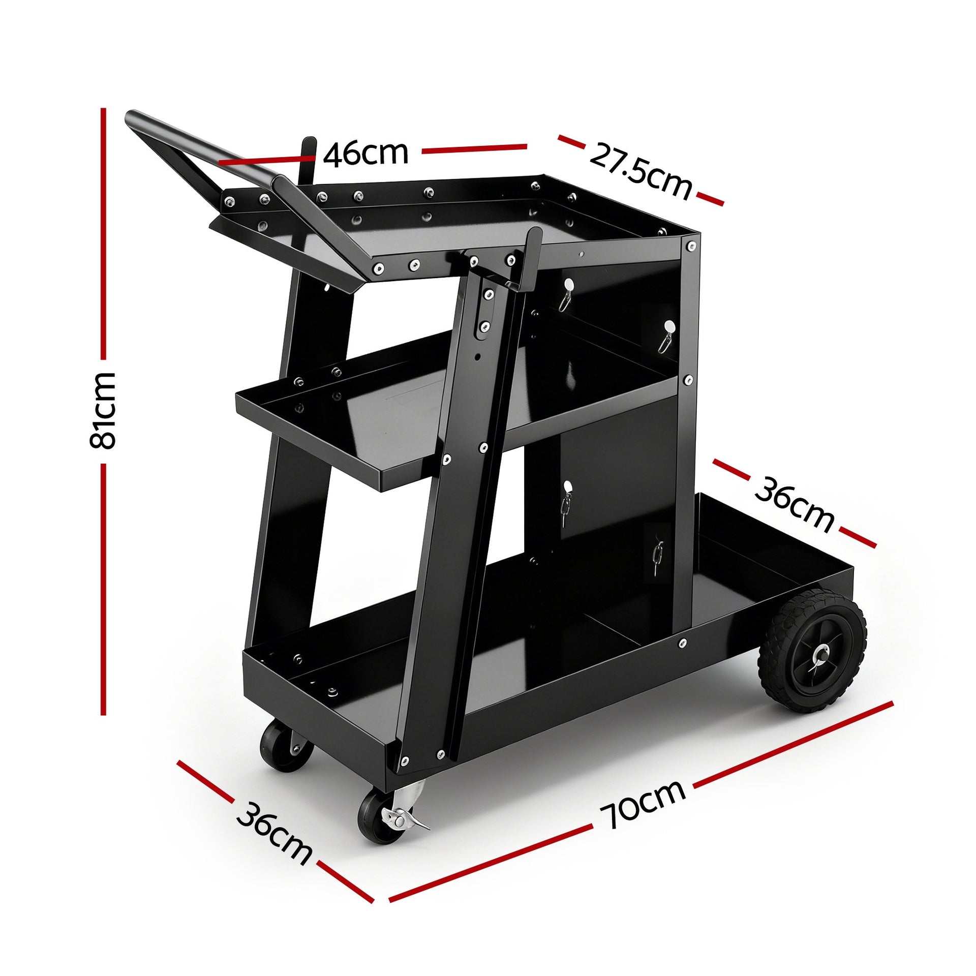 Giantz Welding Trolley Cart Welder MIG TIG ARC MMA Welder Plasma Cutter Storage Awezingly