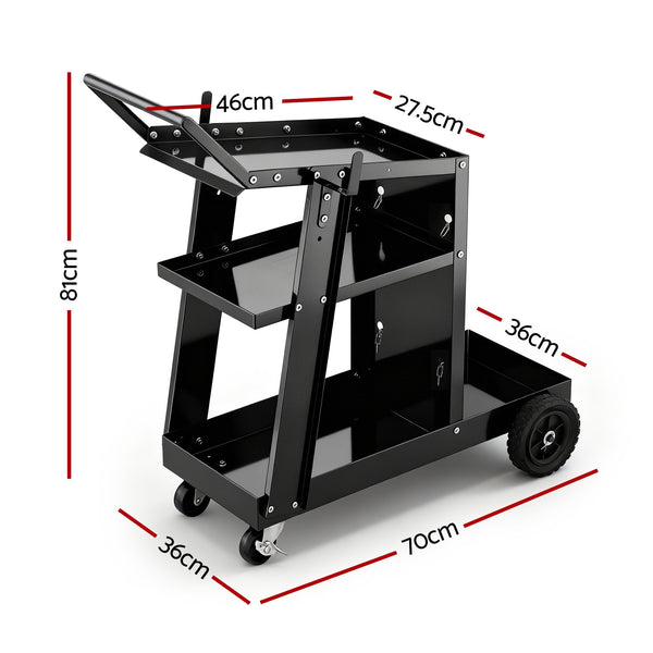 Giantz Welding Trolley Cart Welder MIG TIG ARC MMA Welder Plasma Cutter Storage Awezingly