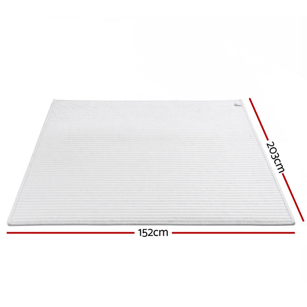 Giselle 152x203cm Throw Blanket Queen Fleece Lightweight Cozy Sofa Couch Bed Throw Awezingly
