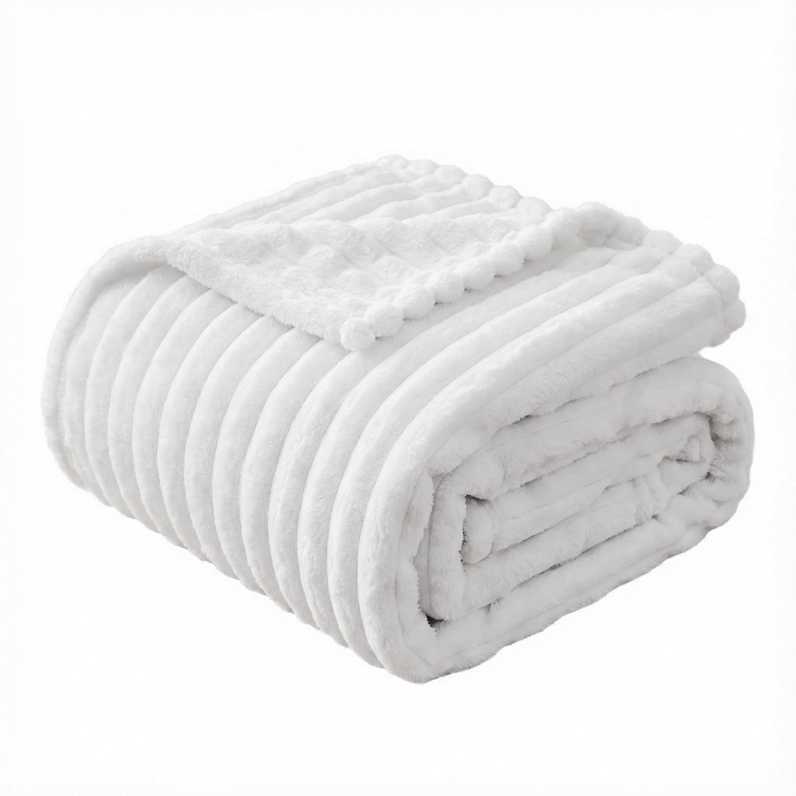 Giselle 203x230cm Throw Blanket Fleece Soft Lightweight Cozy Sofa Couch Bed Throw Awezingly