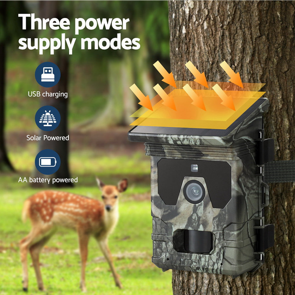 UL-tech Solar Trail Camera 4K 50MP Wildlife Awezingly