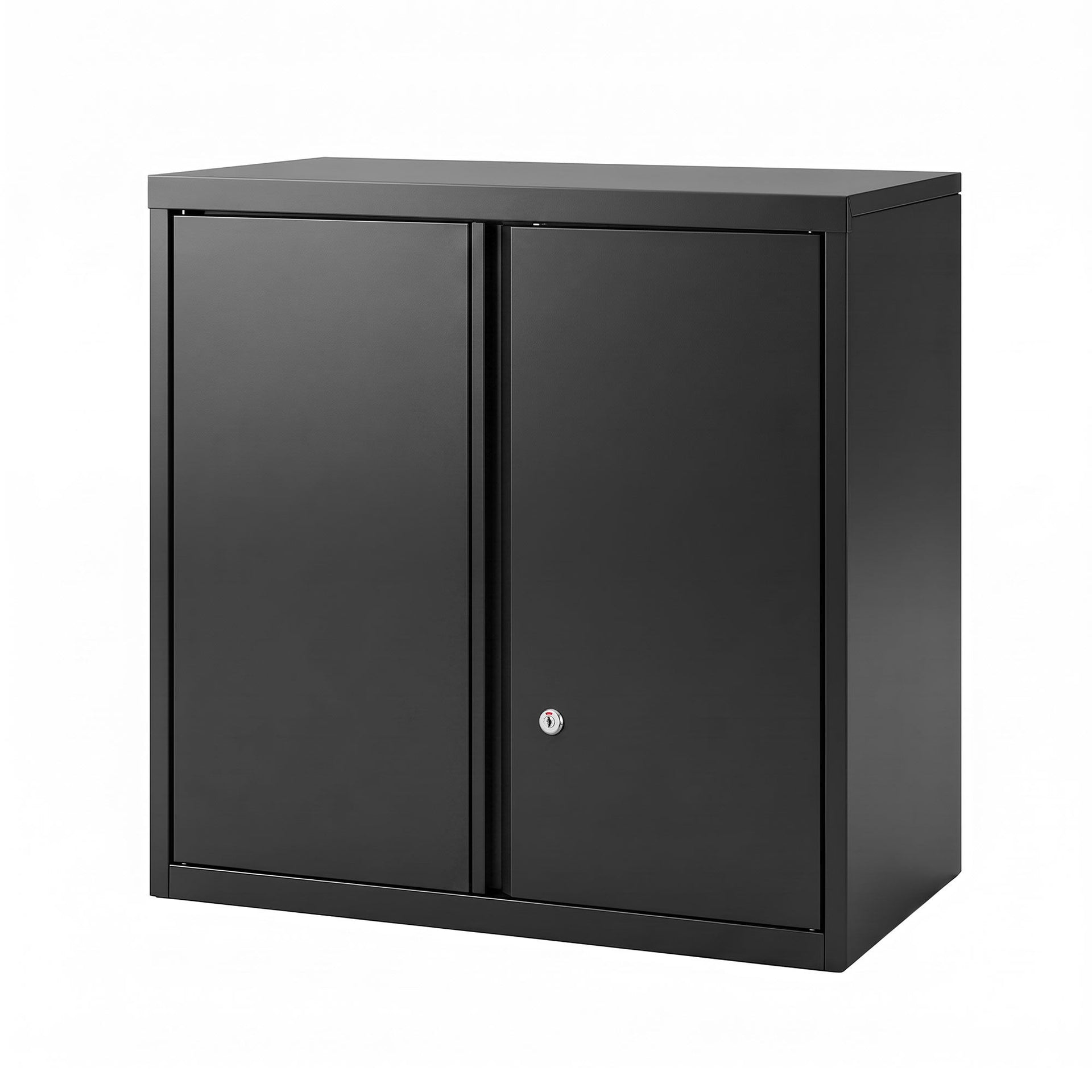 Giantz Steel Tool Cabinet Wall Mount Adjustable Shelf Garage Storage Lockable Black Awezingly