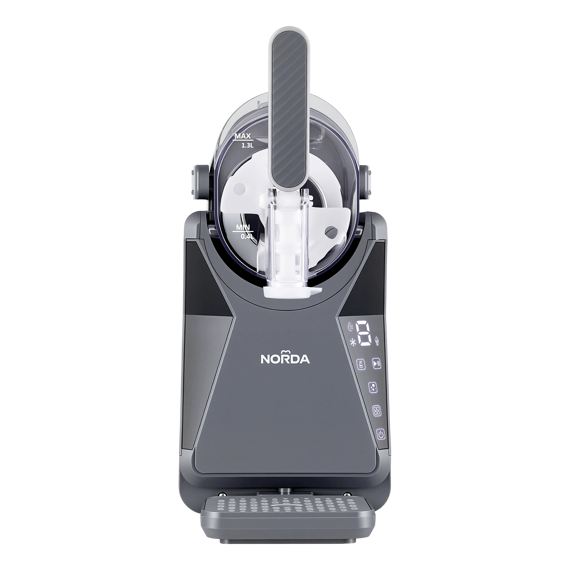 NORDA 1.3L Slushie Machine Frozen Drink Maker Slushy Ice Cream Maker No Ice Compressor Touchscreen for Home BBQ Party Awezingly