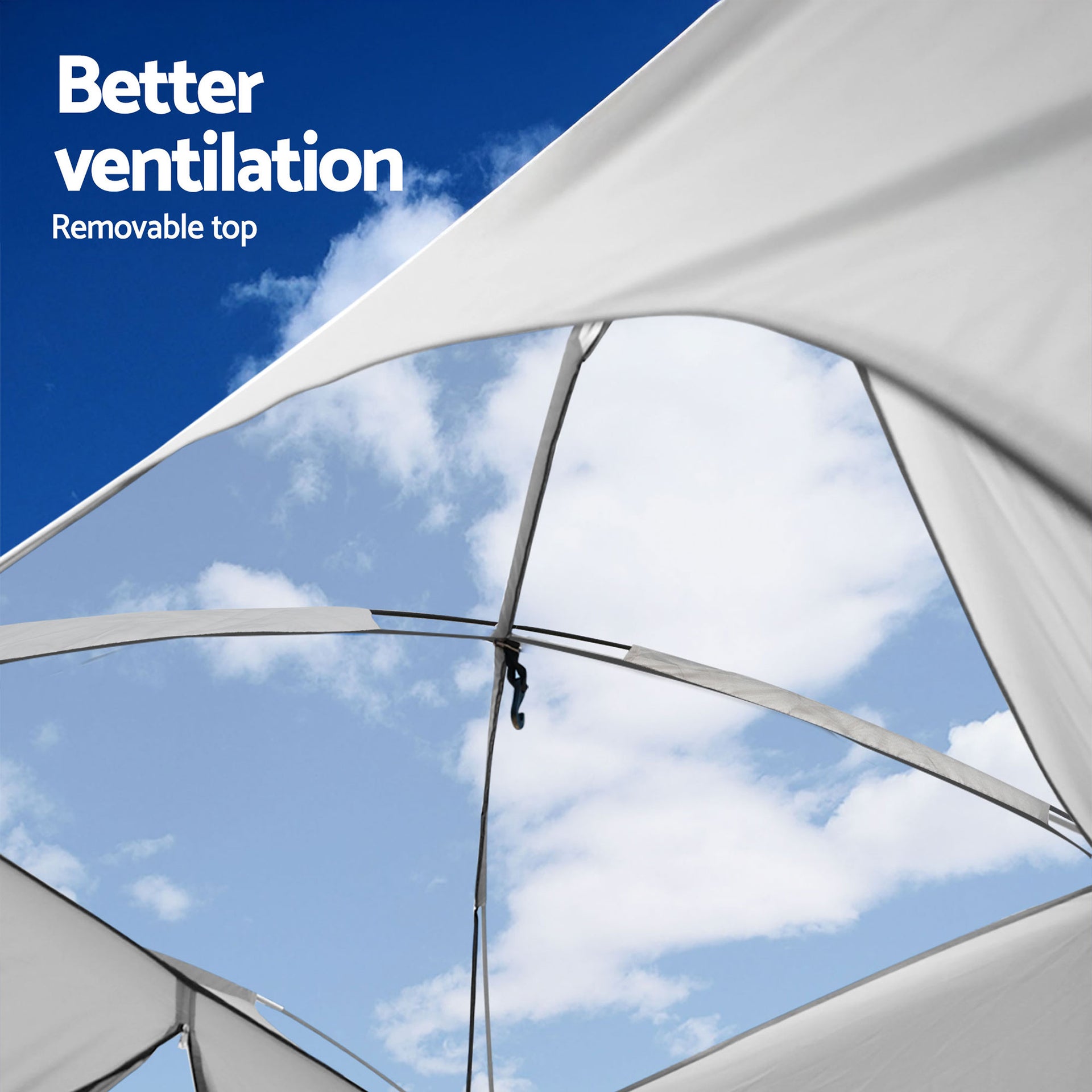 Weisshorn 22L Portable Camping Toilet Shower Tent Changing Room Outdoor Loo Set Awezingly