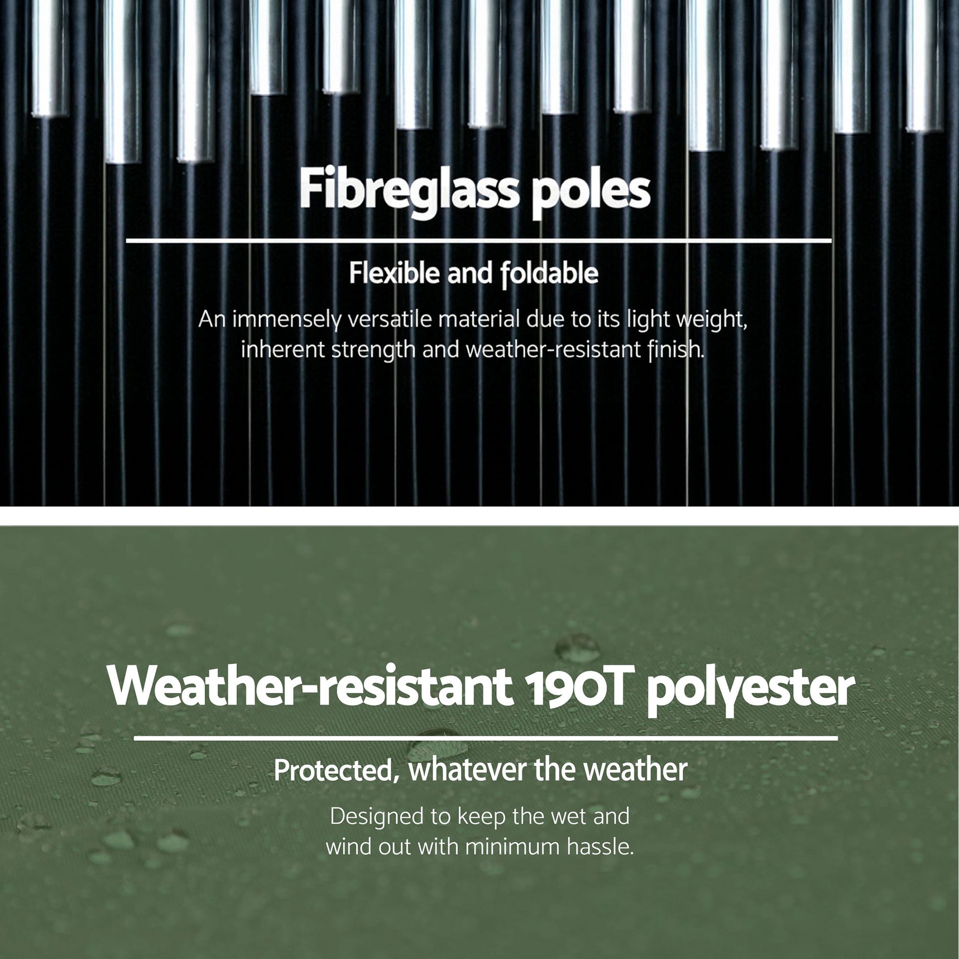 Weisshorn 22L Portable Camping Toilet Shower Tent Changing Room Outdoor Loo Set Awezingly