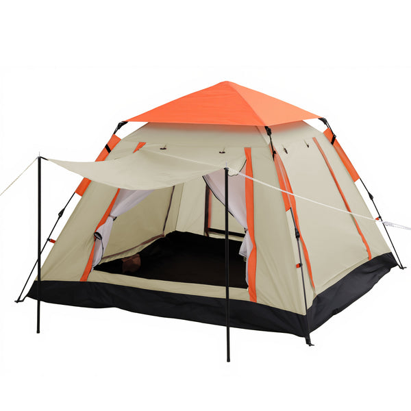 Weisshorn Pop Up Camping Tent 3-4 Person Automatic Tent Instant Setup Waterproof Awezingly