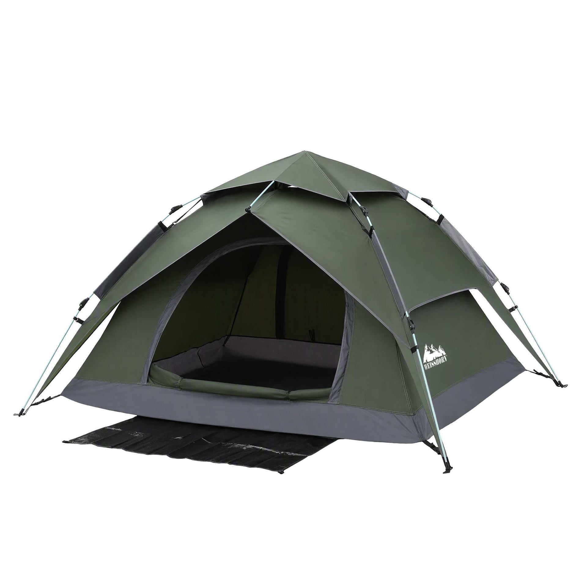 Weisshorn 2 Person Camping Tent Automatic Pop Up Water Repellent Shade Outdoor Awezingly