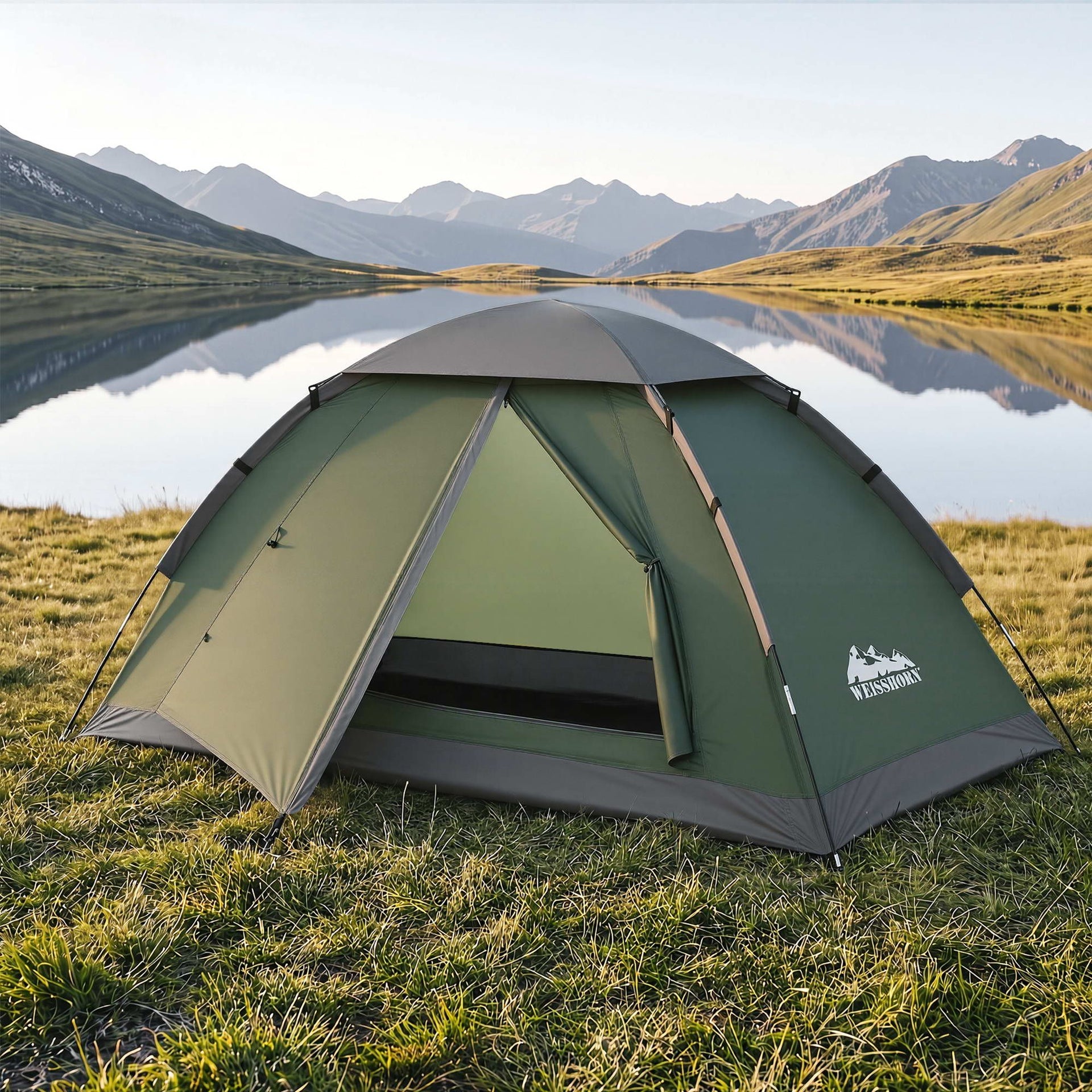 Weisshorn 1 Person Camping Tent Waterproof Hiking Vestibule Porch Awezingly