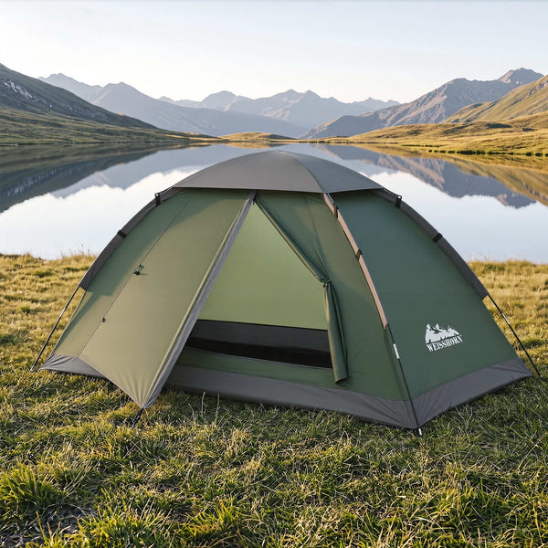 Weisshorn 1 Person Camping Tent Waterproof Hiking Vestibule Porch Awezingly