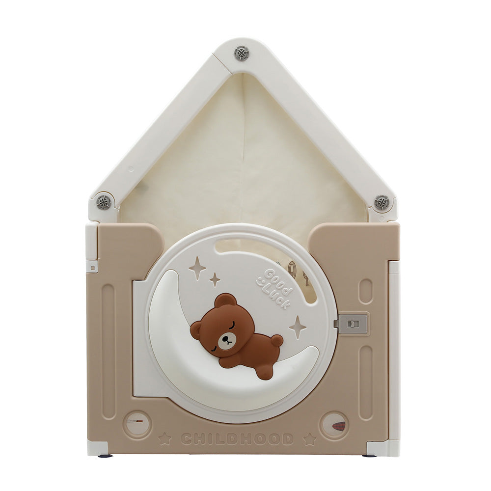 Keezi Kids Play Tent Playhouse Castle with Floor Mat 85CMX113CM Awezingly