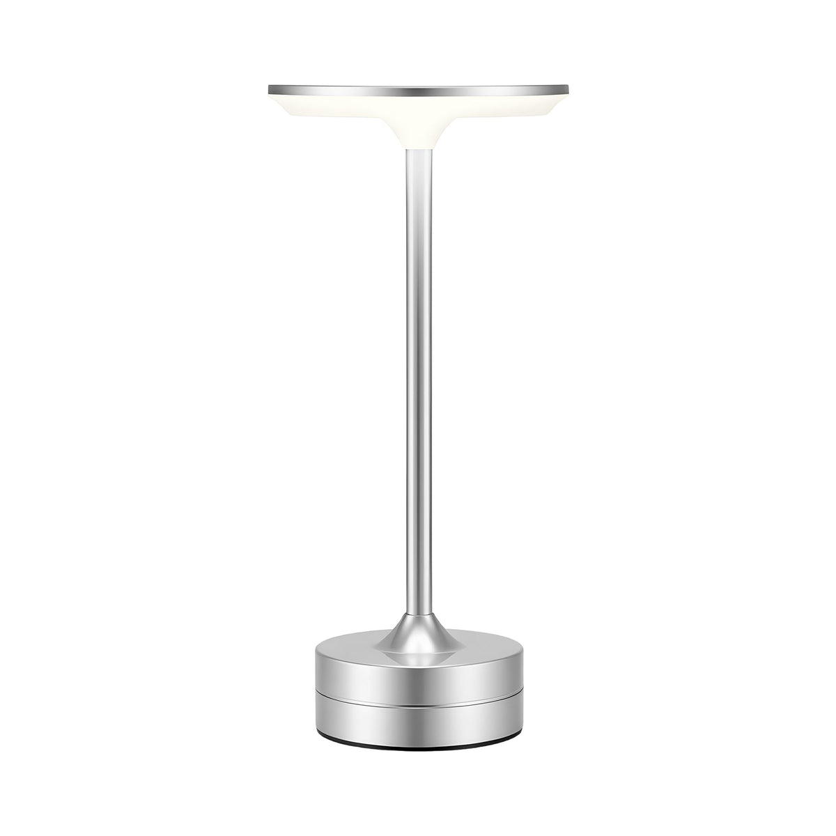 Artiss Silver Touch Table Lamp, Warm to Cool White LED, Dimmable 3000-6000K 24 LEDs, Type-C Awezingly