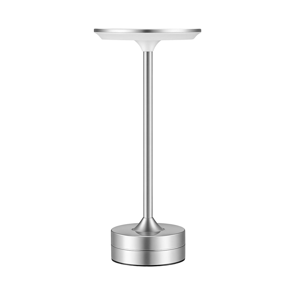 Artiss Silver Touch Table Lamp, Warm to Cool White LED, Dimmable 3000-6000K 24 LEDs, Type-C Awezingly
