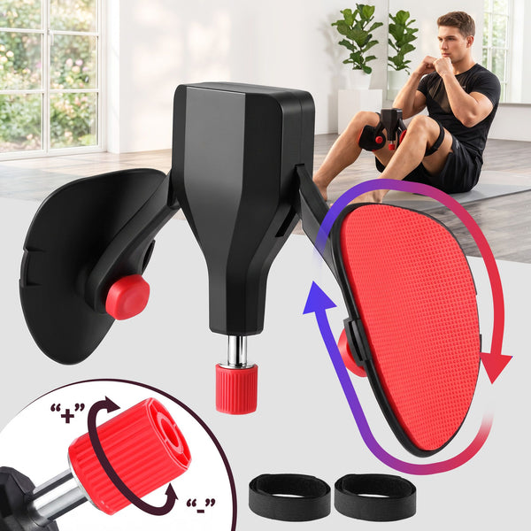 Everfit Pelvic Floor Exerciser Inner Thigh Kegel Trainer 35KG 360 Adjustable Men Women Black & Red Awezingly