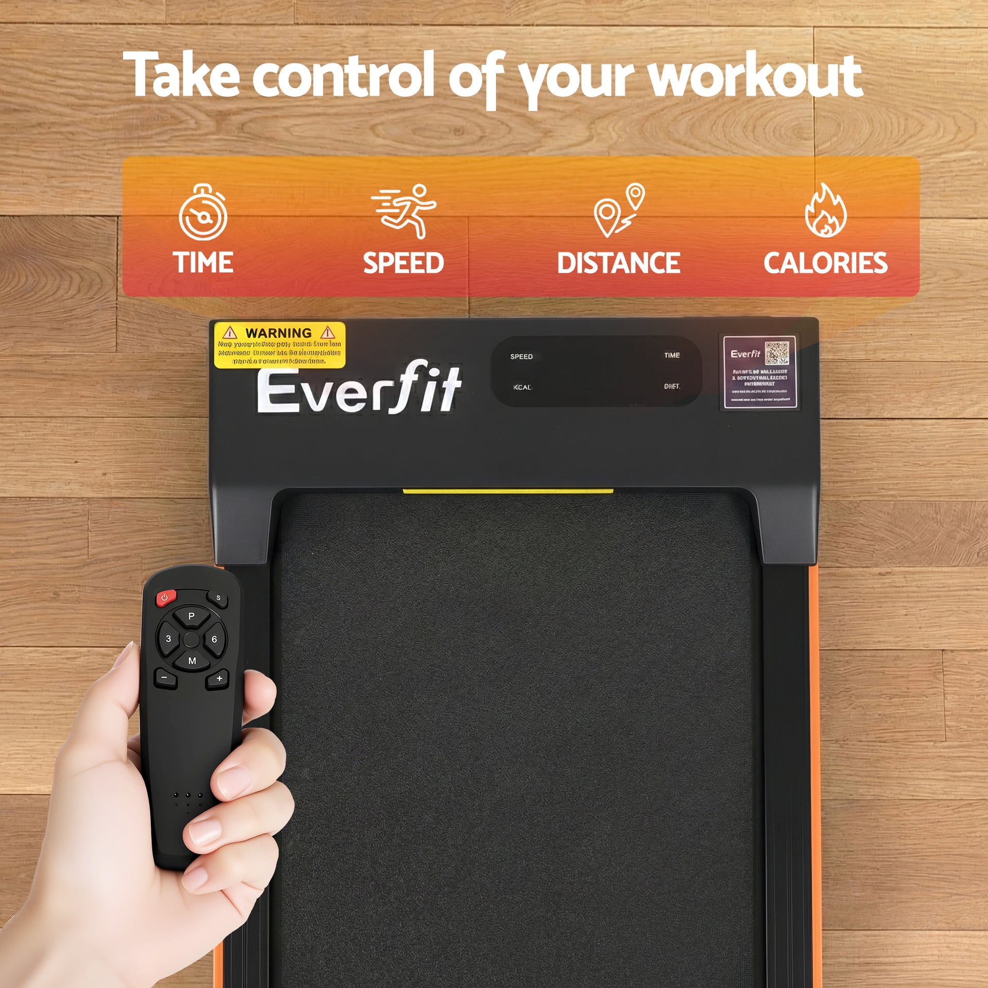 Everfit 3 in 1 Walking Pad Treadmill 12% Incline Under Desk Treadmills for Home Gym With 38cm Wide Belt Awezingly