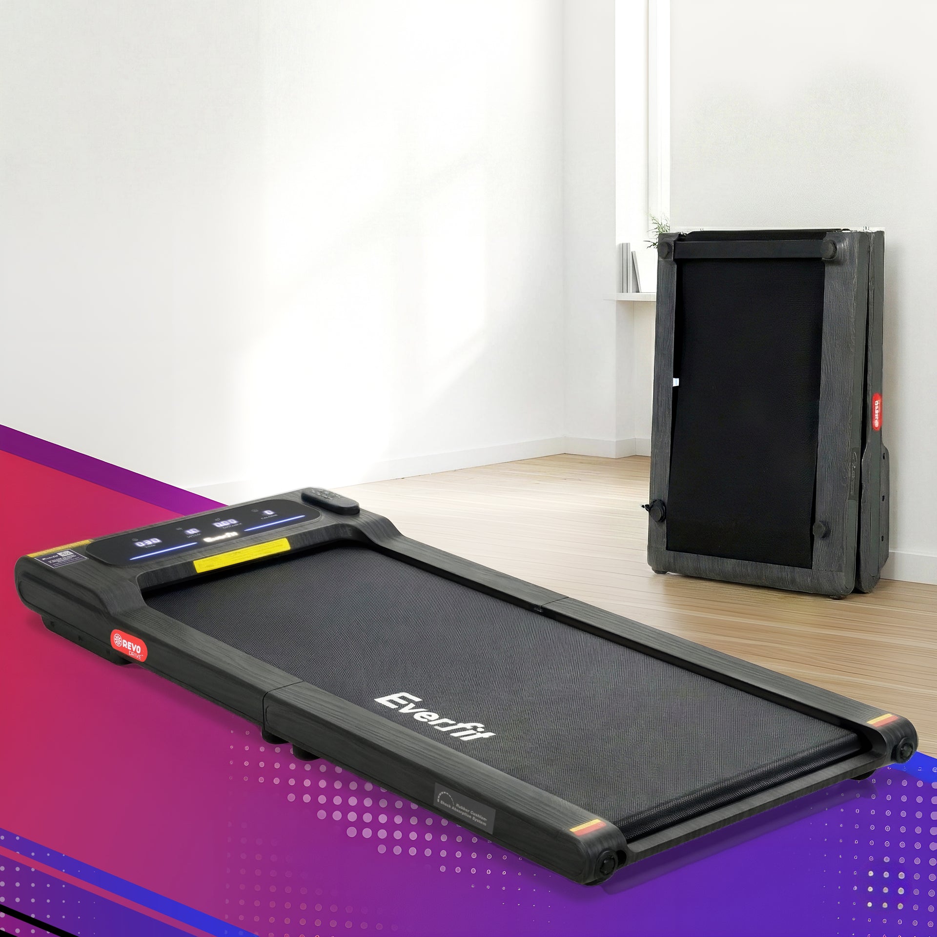 Everfit Walking Pad Treadmill 2 in 1 Foldable Under Desk for Home Gym With 38cm Belt With APP Awezingly