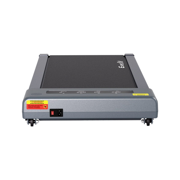 Everfit Treadmill Electric Walking Pad Incline Under Desk Home Gym 380mm Grey Awezingly