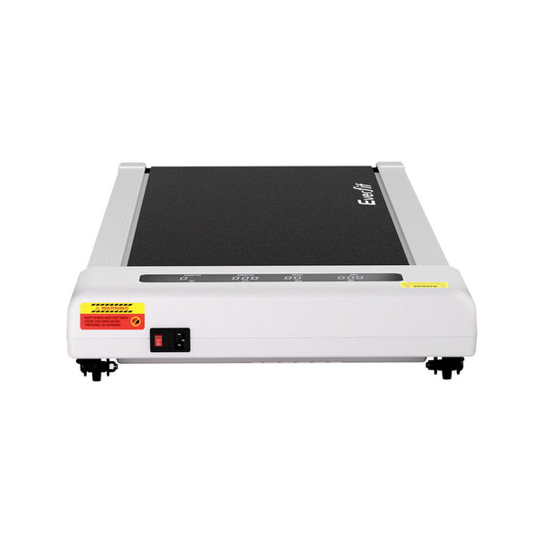 Everfit Treadmill Electric Walking Pad Incline Under Desk Home Gym 380mm White Awezingly