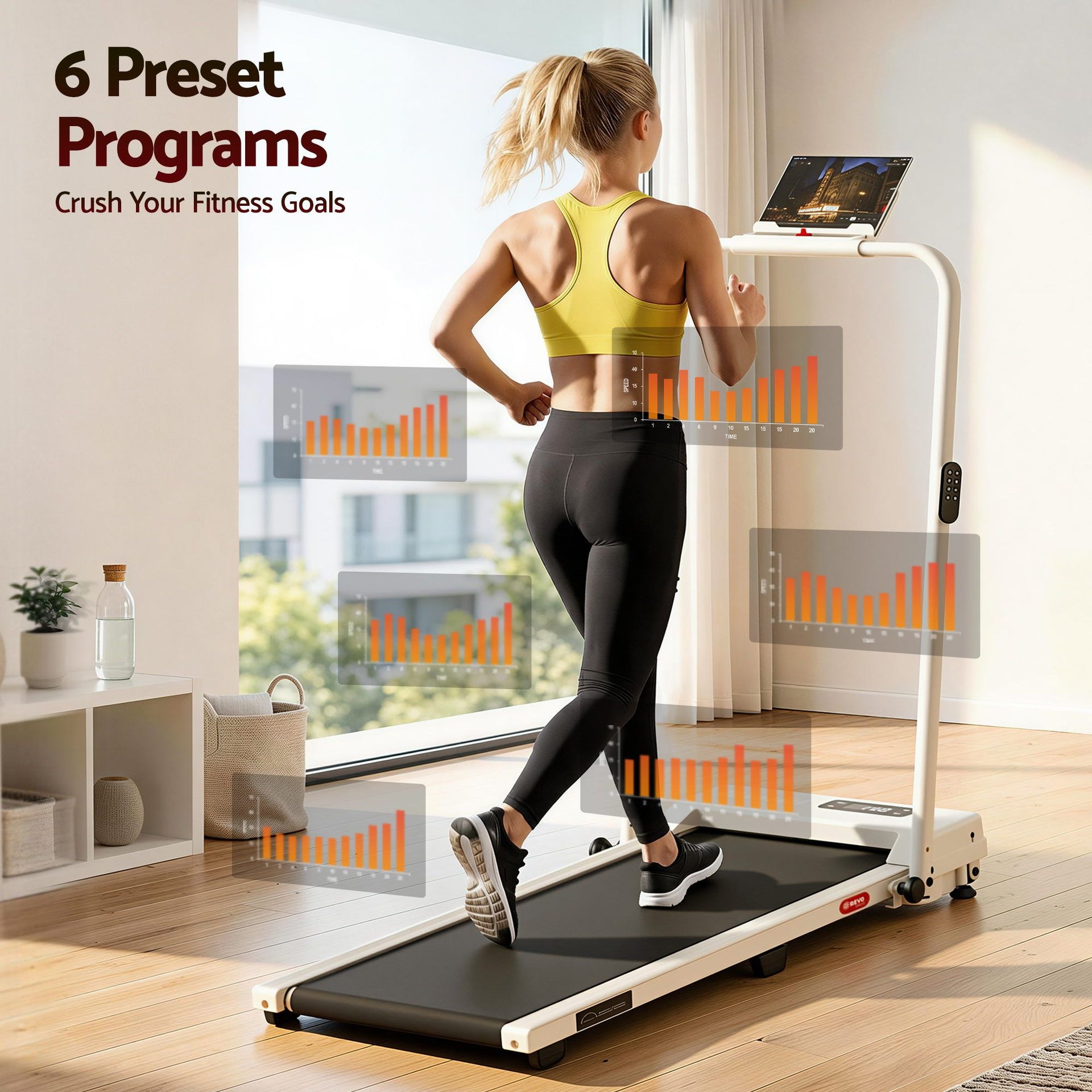 Everfit 3 in 1 Walking Pad Treadmill 12% Incline Under Desk Foldable Treadmills for Home Gym With 38cm Wide Belt APP Control Awezingly