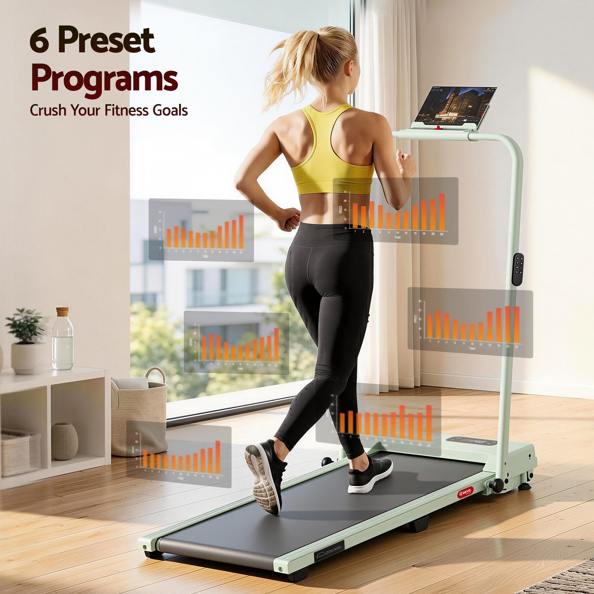 Everfit 3 in 1 Walking Pad Treadmill 12% Incline Under Desk Foldable Treadmills for Home Gym With 38cm Wide Belt APP Control Awezingly