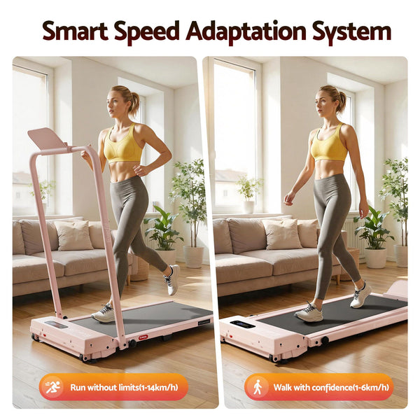 Everfit 3 in 1 Walking Pad Treadmill 12% Incline Under Desk Treadmills for Home Gym With 38cm Wide Belt APP Control Awezingly