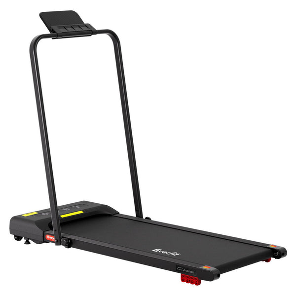 Everfit Treadmill Electric Walking Pad Incline Under Desk 380mm Black Awezingly