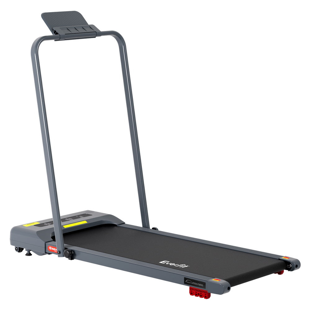 Everfit Treadmill Electric Walking Pad Incline Under Desk 380mm Grey Awezingly