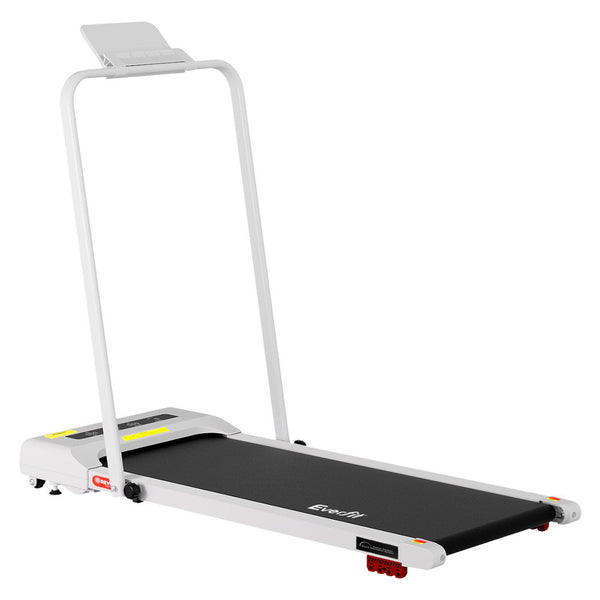 Everfit Treadmill Electric Walking Pad Incline Under Desk 380mm White Awezingly