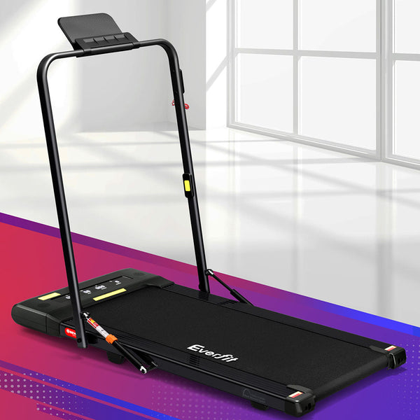 Everfit Treadmill Electric Walking Pad Under Desk Home Gym Fitness 400mm Black Everfit